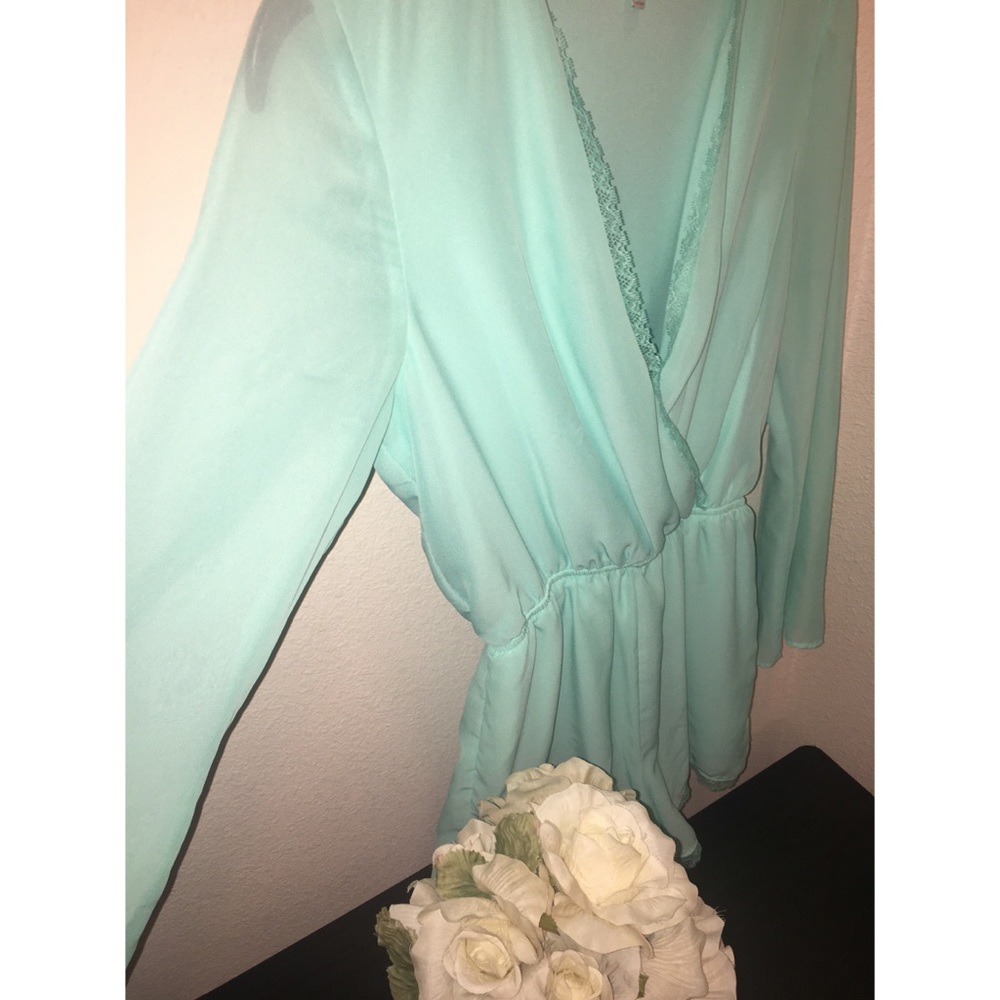 Delicate Teal Romper
